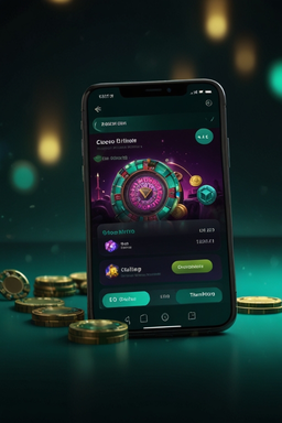 Kingdom Casino app on smartphone